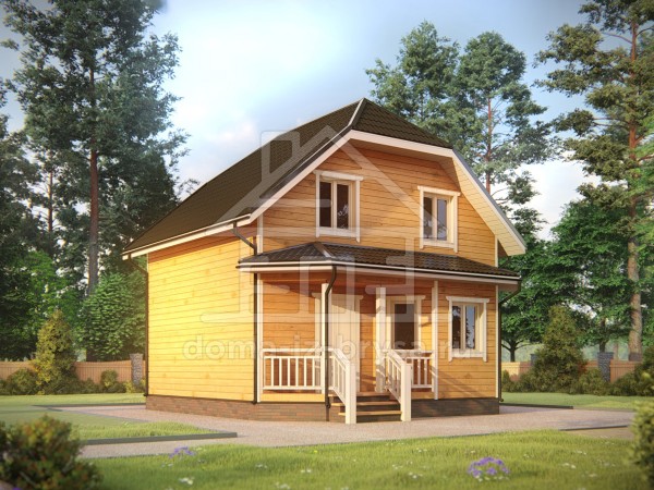 Дом из бруса 7х7